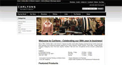 Desktop Screenshot of carltonsapparel.com
